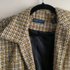 Karen Scott Tweed Blazer
